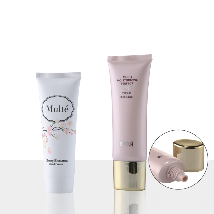 Empty Flat Body Lotion Tube Bottle 15ml Sunscreen Cosmetic Packaging