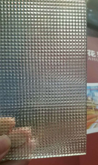 3mm-15mm Polished Edge Customized Patterned Glass for Office and Windows