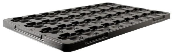 Customized Antistatic ESD Conductive Tray For Storage Transport Packaging