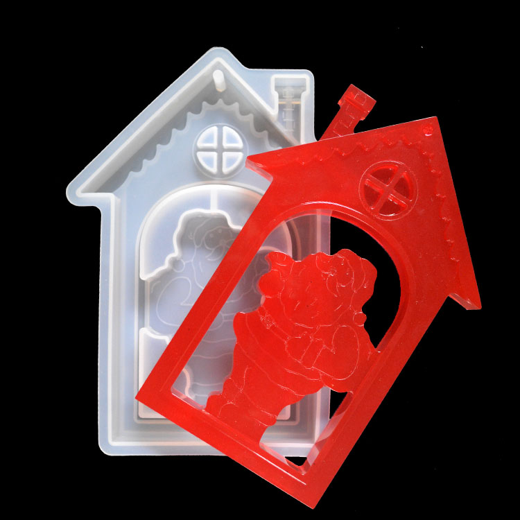 House Shape Tray Silicone Resin Mold Para Resin Epoxy For Craft Projects