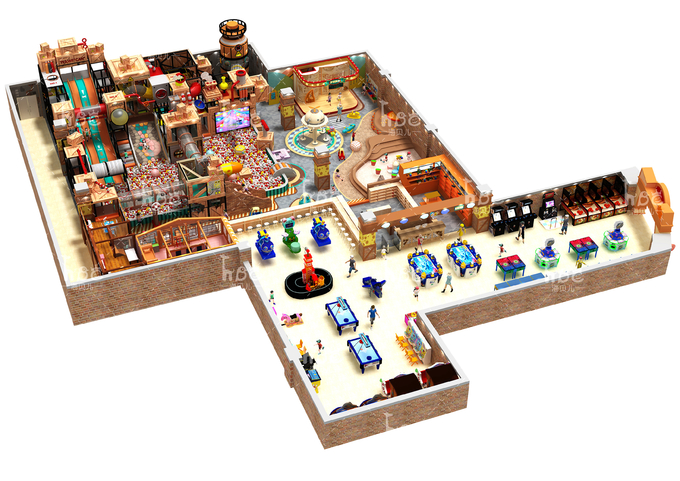 OEM Children's Indoor Playroom Equipment Commercial Play Centre Equipment