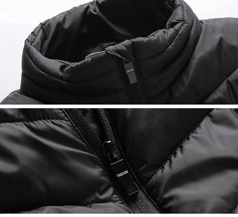 Winter Warm Thermal Rechargeable Usb Heated Full Zip Utility Warmer Padded Quilted Men Vest with Battery Pack