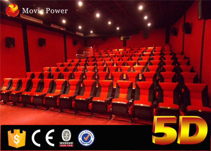 Theme Park 5D Movie Theater 3dof Platform Electric Or Hydraulic Supply