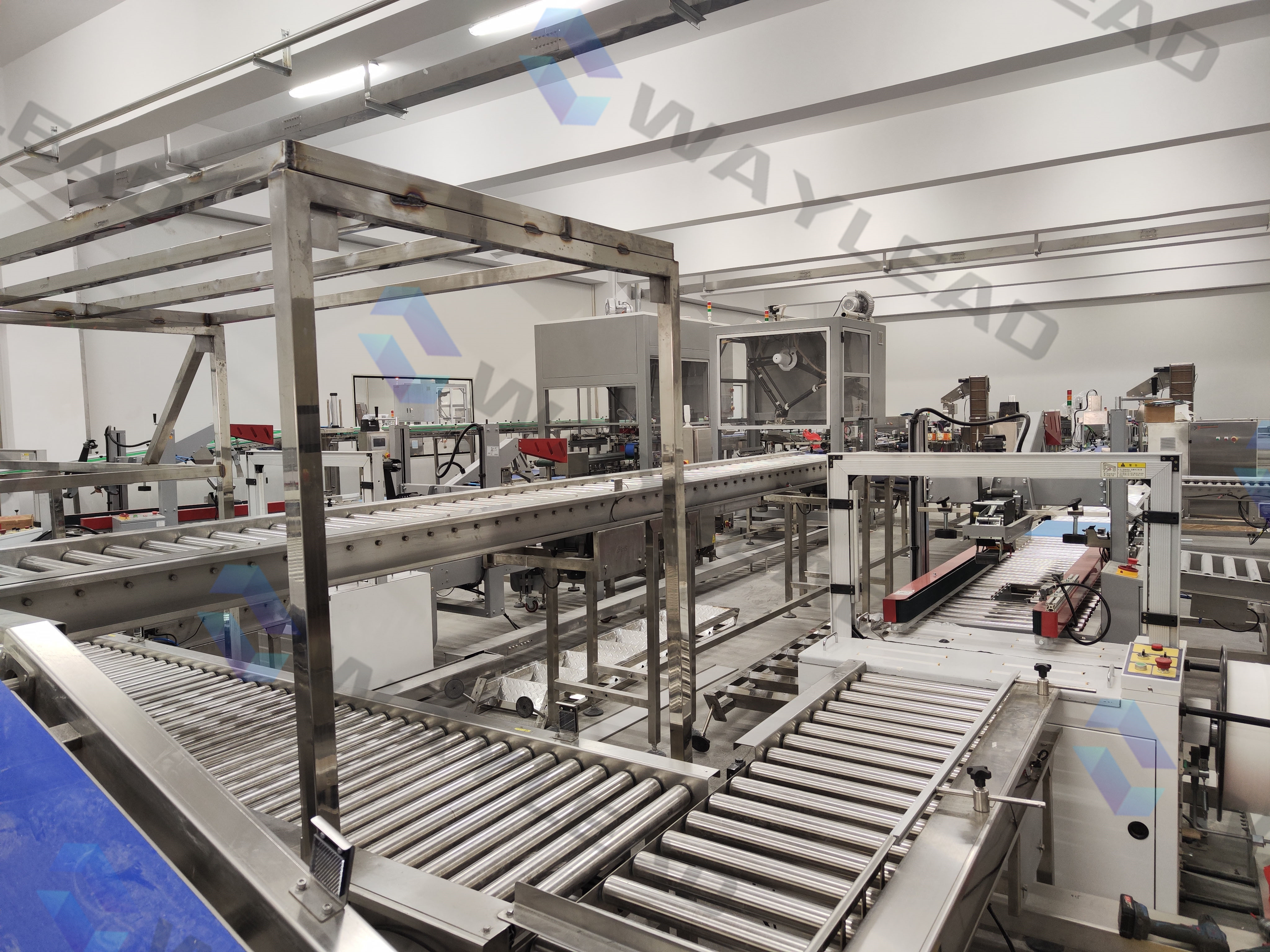 Bakery Auto Packing Line 1Ph. 220V 50Hz Multi Blades Cutting Type