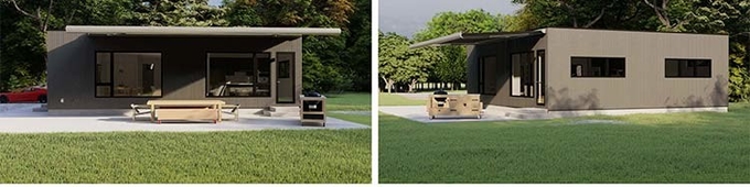 Prefab Garden Studio Light Steel Space Steel Frame Building Design