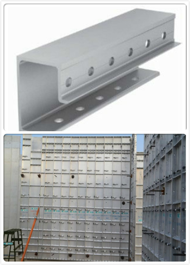 Professional Construction Profiles , Aluminium Frames For Building