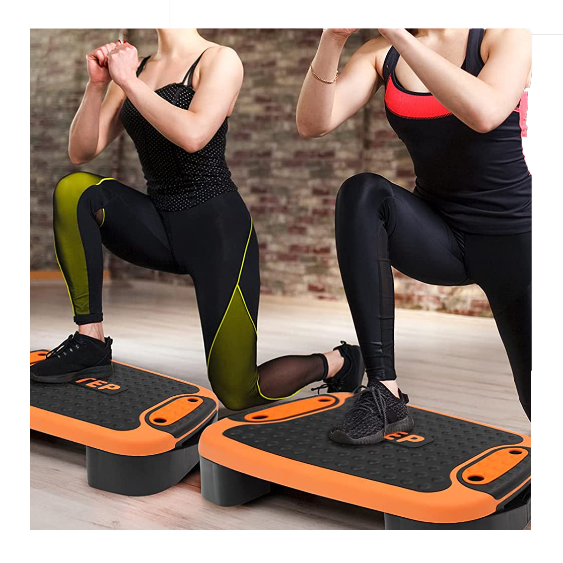 54CM Multifunctional Aerobic Step Deck 4 In 1 For Home Gym Exercise Step Platforms