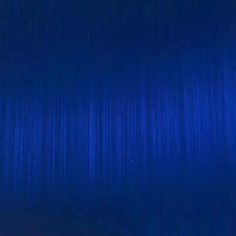 Spot Goods Blue Brushed Stainless Steel Sheet Cold Rolled 0.3mm Thickness