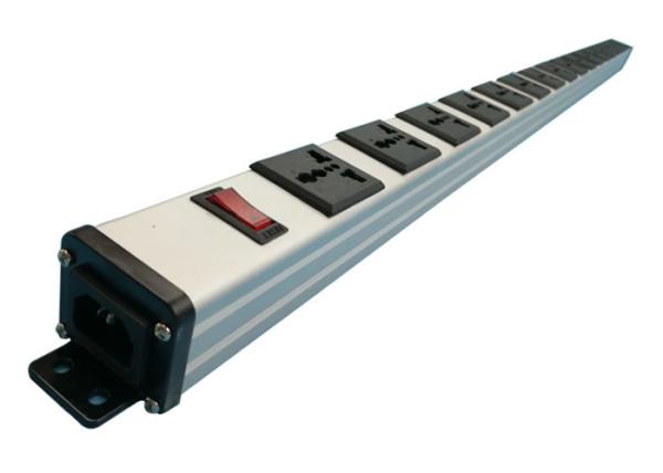 48 Inch Heavy Duty Universal Metal Power Strip PDU 16 Way For Transformer /