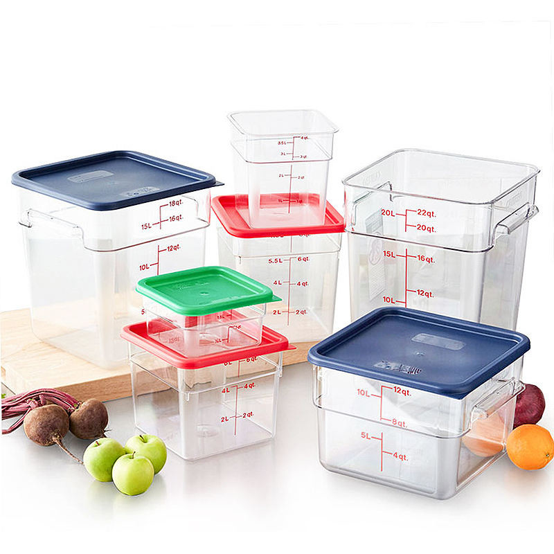 Sustainable Recyclable Plastic Food Storage Container Rice Storage Kitchen Organizer PC Food Storage Container