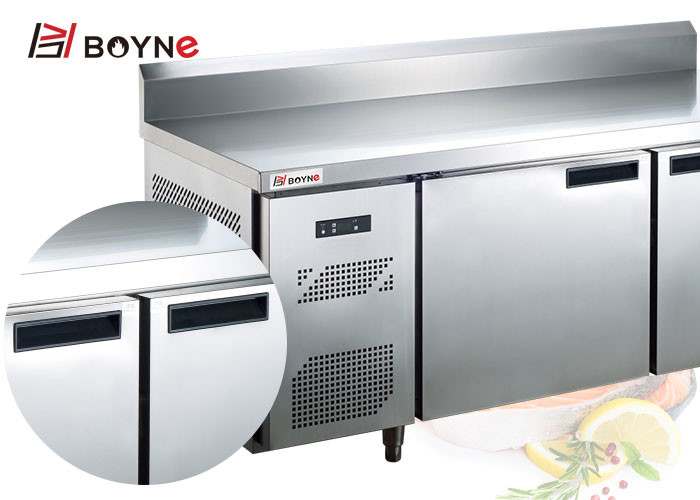 Ventilated Commercial Workbench Refrigerator Double Door chiller or freezer