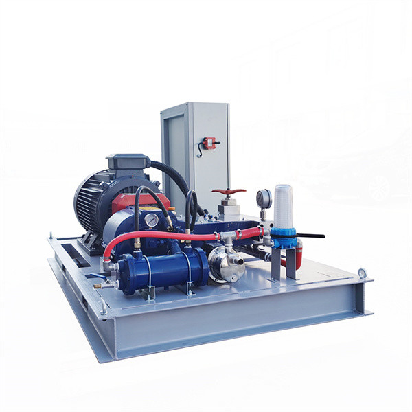 1800BAR Ultra High Pressure Water Jet Machine Blasting Glass Cutting