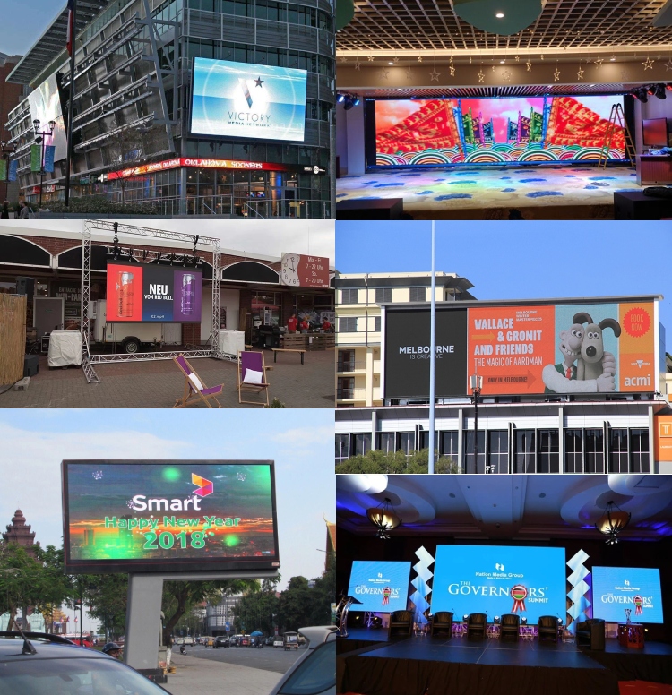 CCC 1920Hz 4mm Indoor Flexible Led Screen Round Shape 360 Led Display