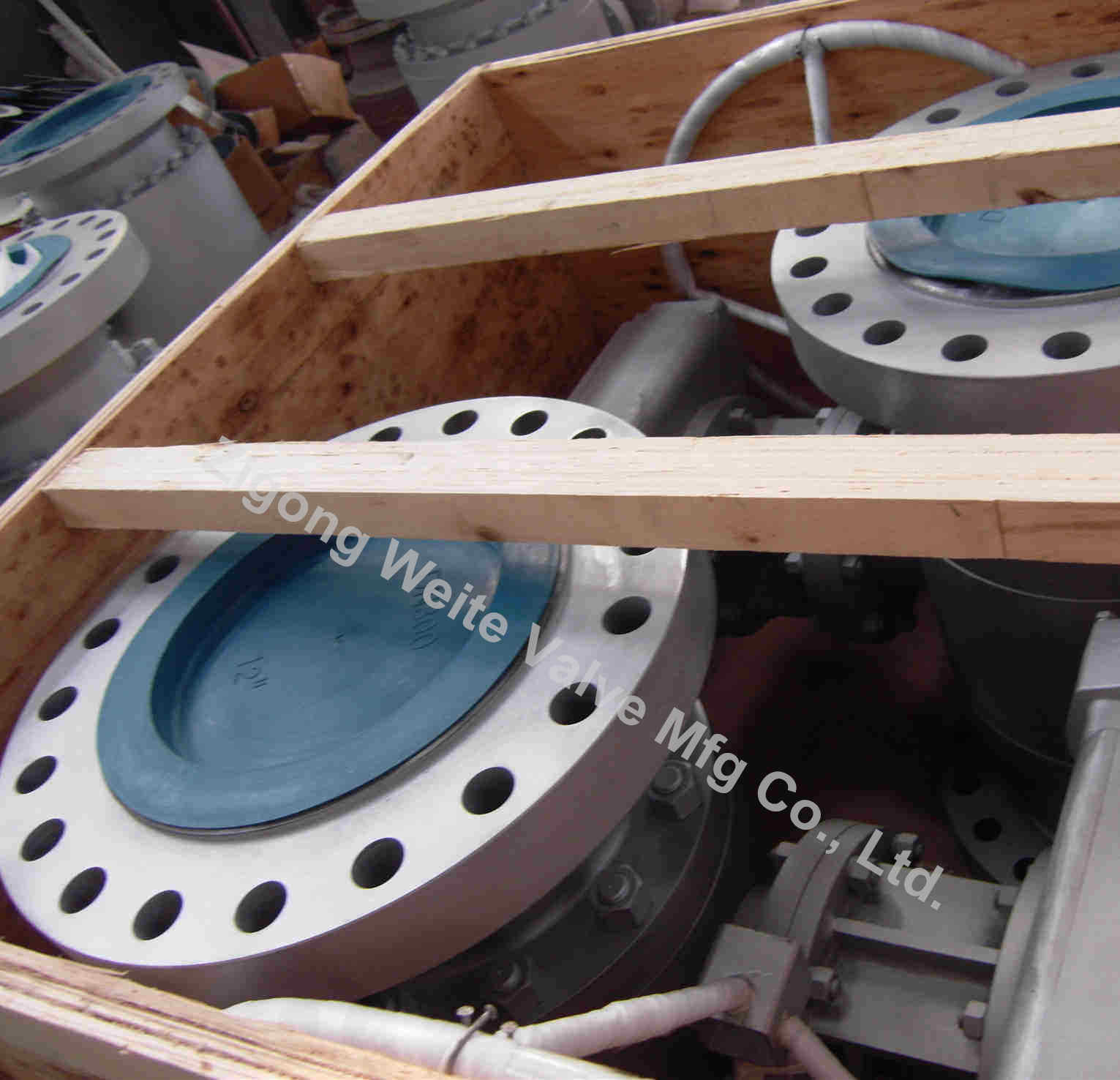 DN50-DN600 High Temp Ball Valve BS 5351 Electrical Operated With High Sealing Seat