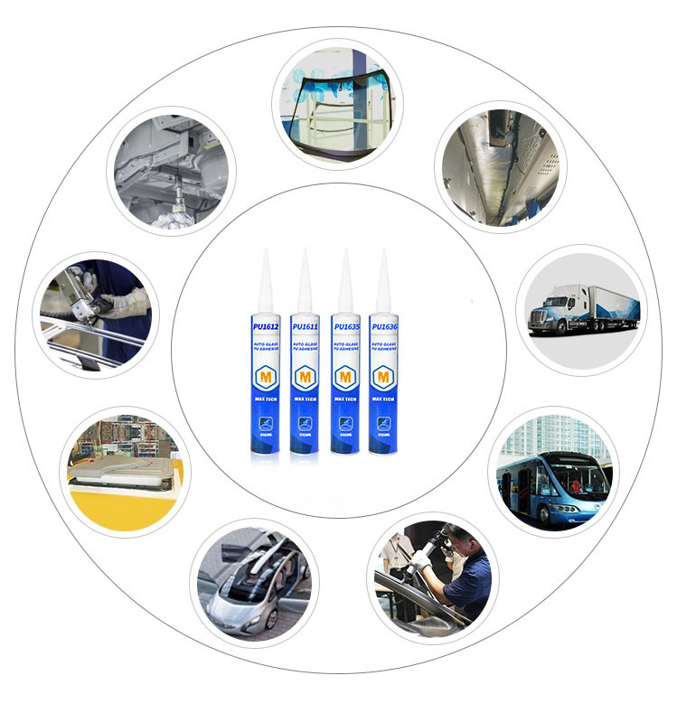 55 Shore A Hardness Autoglass PU Sealant Ideal for Automotive Glass Bonding