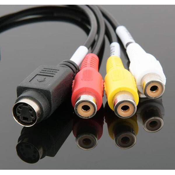 Black Cable Cubby Box , One Way USB Video Single Channel AV Signal Capture Data Acquisition Card