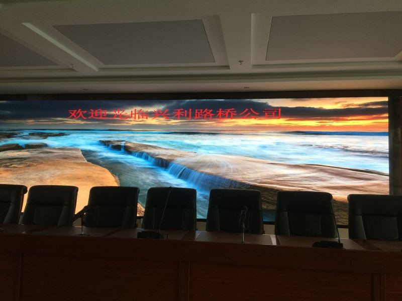 Magnet Install Indoor LED Video Screen AC220V/50Hz 128*64 Module Resolution Shenzhen Factory