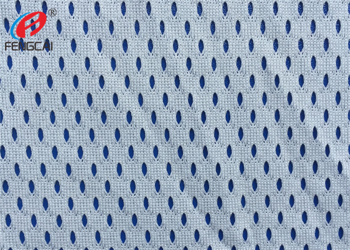 White Dry - Quick Polyester Sprots Mesh Fabric Warp Knitted Lining Fabric