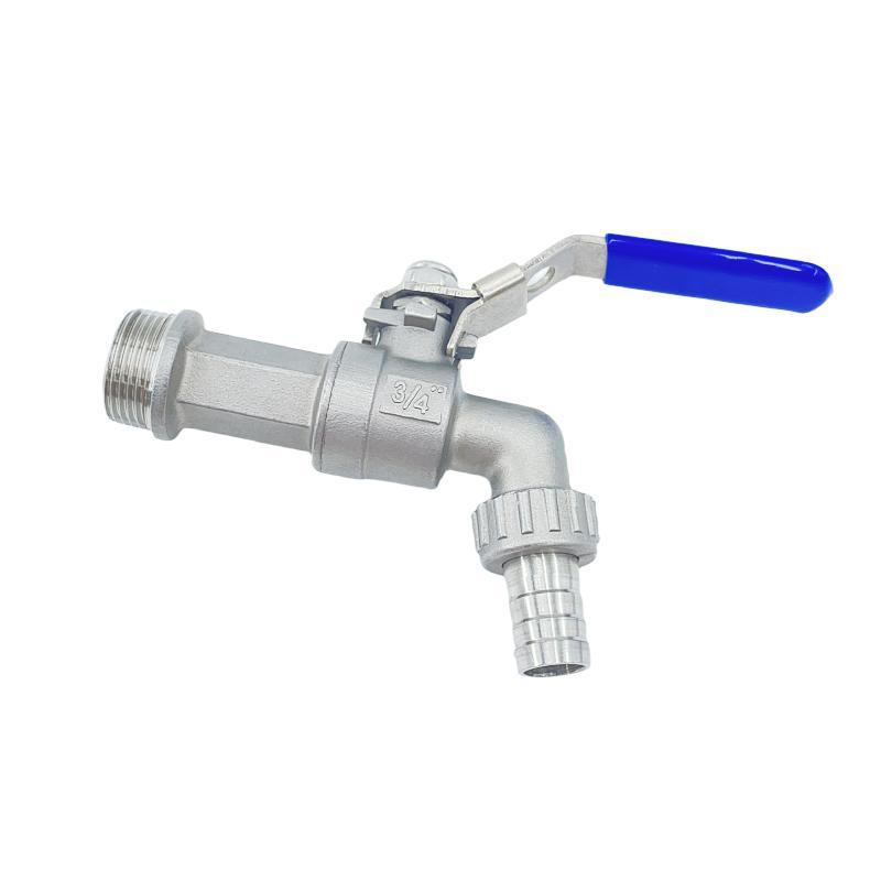 Manufaturer Price Bibcock Stainless Steel Water Valve Faucet