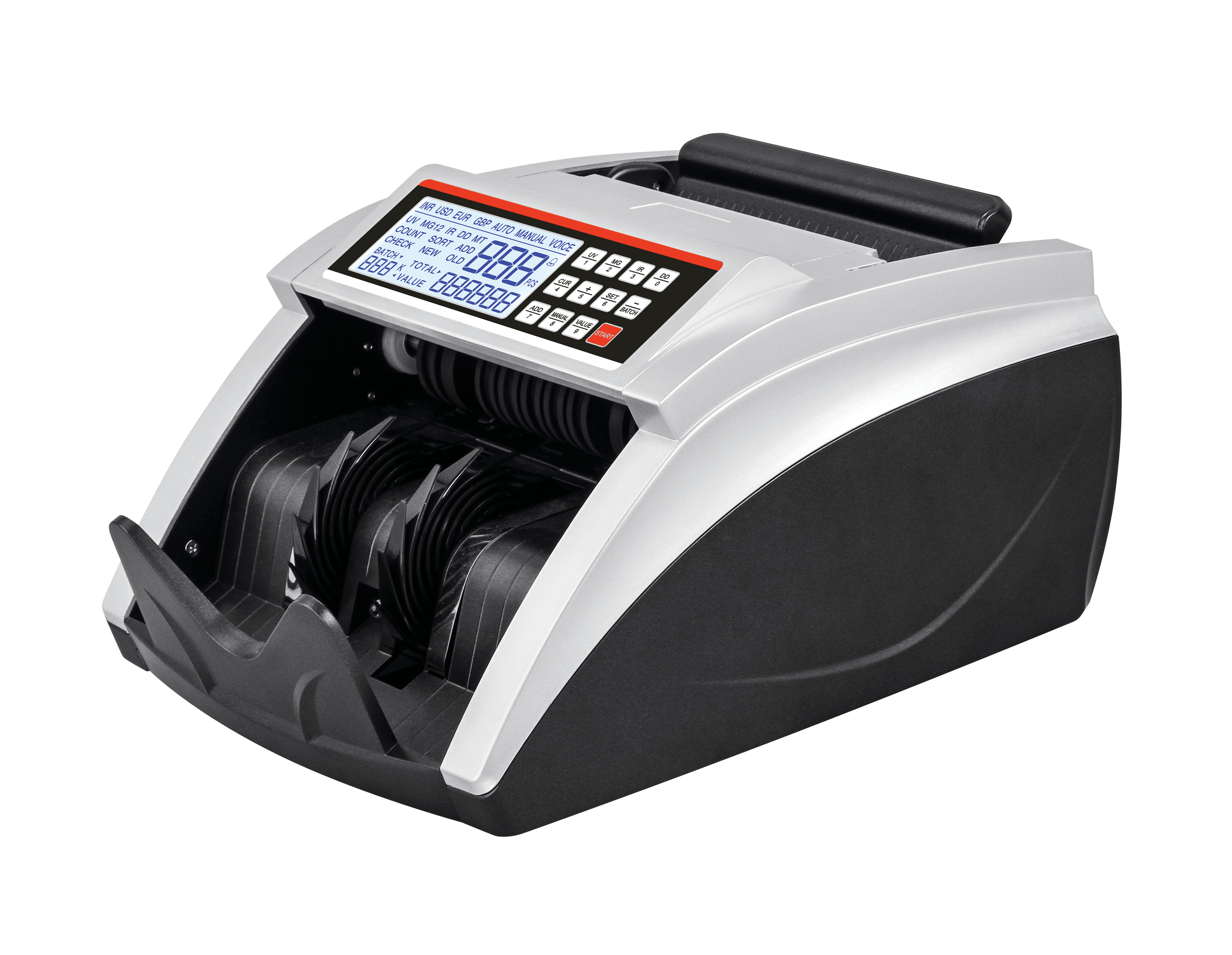 CHEAP BILL COUNTER for South America Money Counting machine with MG IR UV LCD SCREEN HEAVY DUTY COUNTING MACHINE