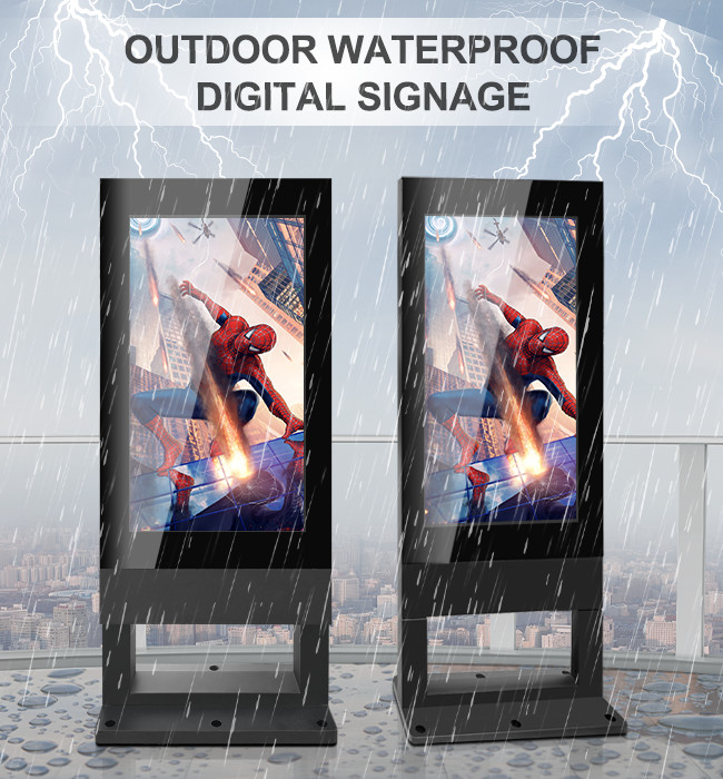 Outdoor Lcd Advertising Display HD LCD Totem 32" 43" 49" 55" 65" 75" 85"