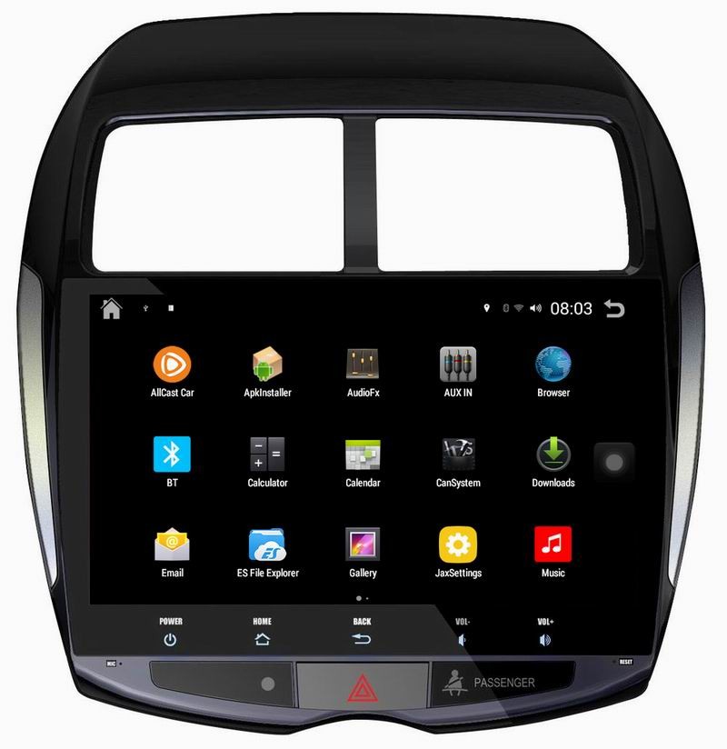 Ouchuangbo android 4.4 dvd multimedia auto radio for Mitsubishi ASX 2013-2015 support SWC 3G wifi BT