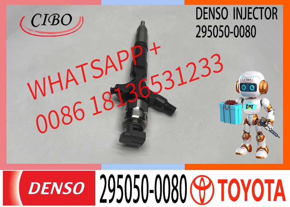Neutral Car 1KD-FTV Engine 295050-0080 Fuel Injector 23670-30390 23670-30395 In Toyota