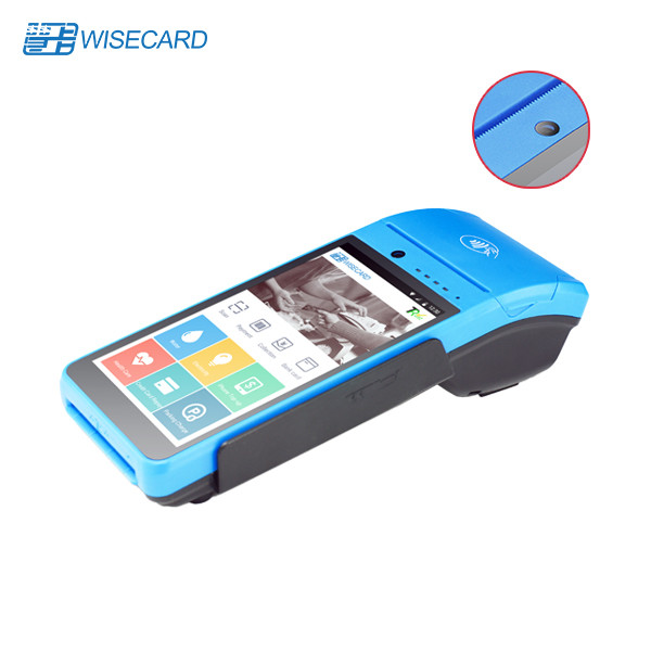 Cheapest Blue-Tooth Handheld Android Based Pos System Bus Ticket Machine Edc Lottery Terminal With Fingerprint