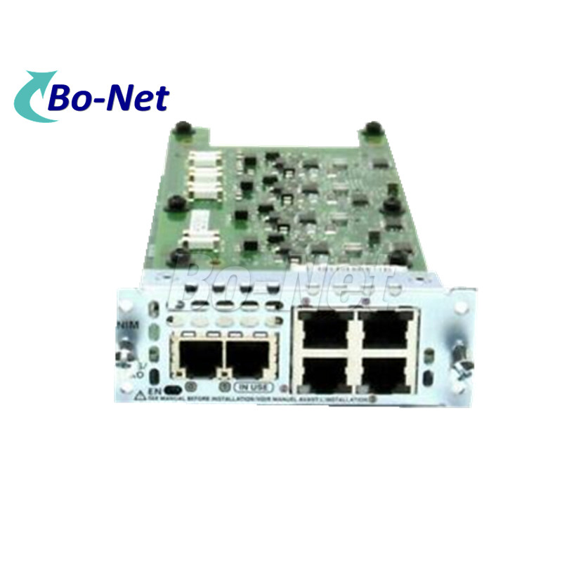 CISCO NIM-2FXS/4FXOP Voice Module 2-port FXS & 4-port FXO NIM-2FXS/4FXOPand ISR 4000 Router Network Interface Card Modul