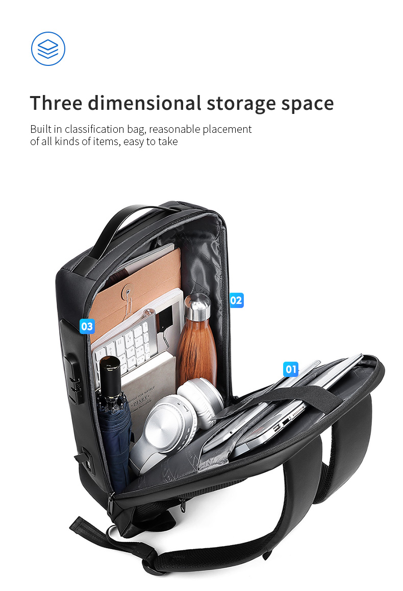 New bag laptop usb charging men college school waterproof bagpack backpack bag backpacks for men