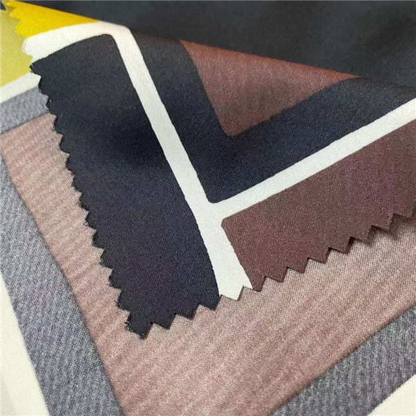 Printed Polyester Spandex Material 50DX75D 40D 110gsm 150cm
