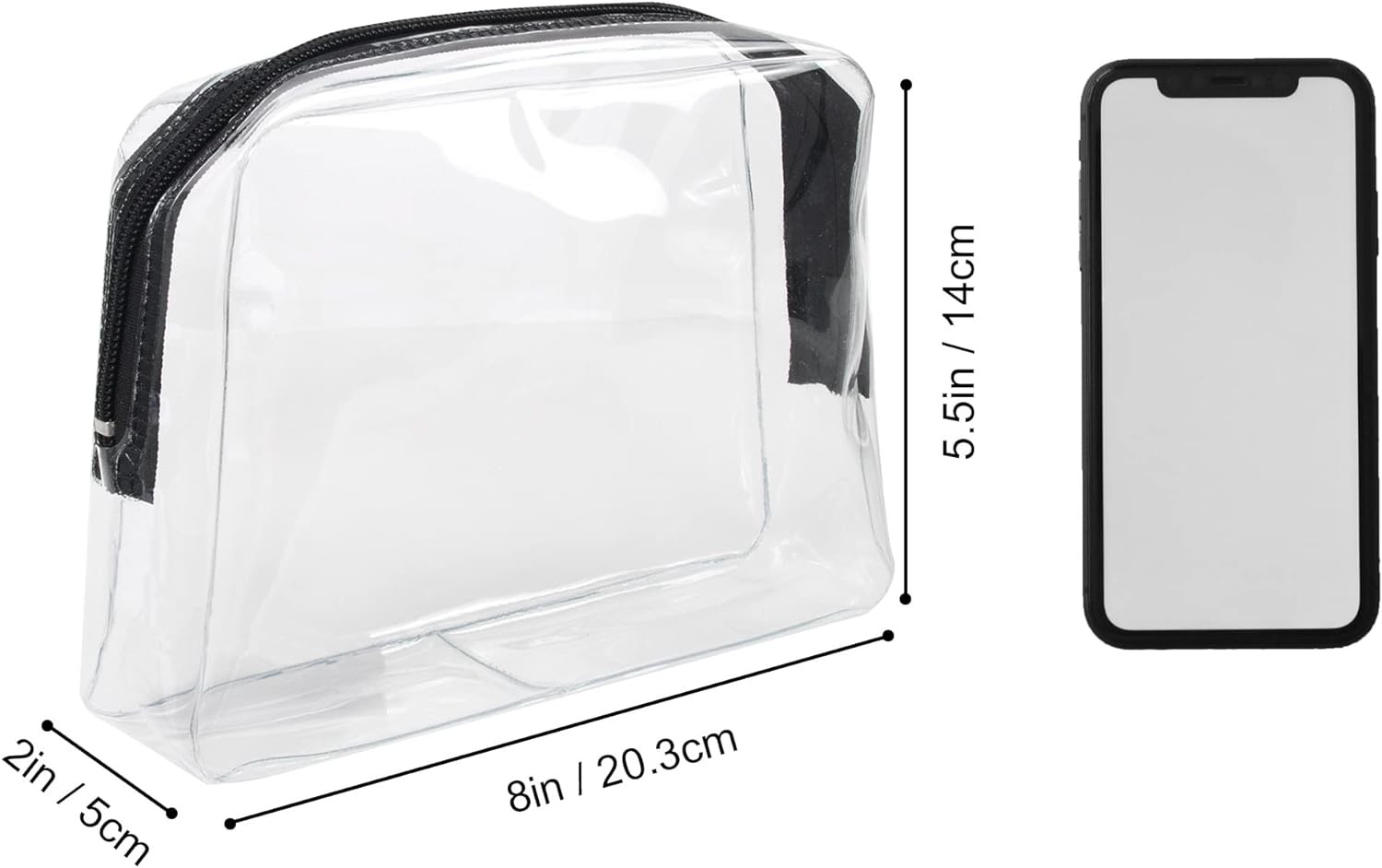 Clear Shockproof protective &Storgae Lager capacity toiletry bag