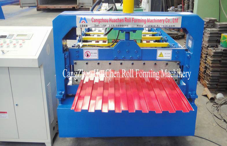 1000mm Color Coated Shutter Door Roll Forming Machine 20m/min 0.3 - 0.7mm