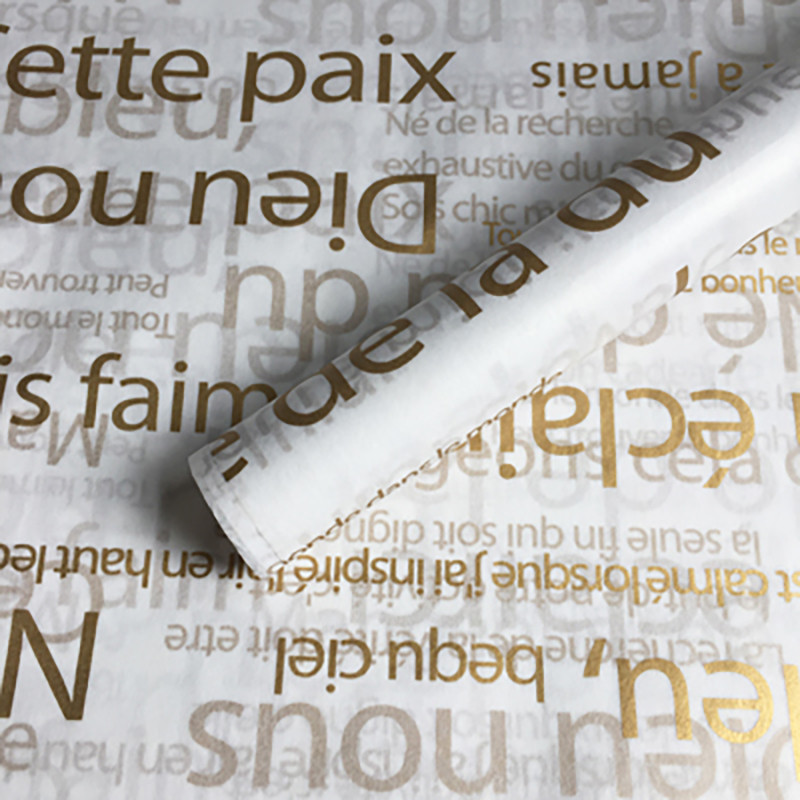 Printable Glazed Tissue Paper For Packing Shipping OEM Logo