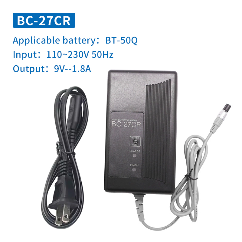 TOPCON Total Station Battery Charger BC-19B/19CR/20CR/27CR