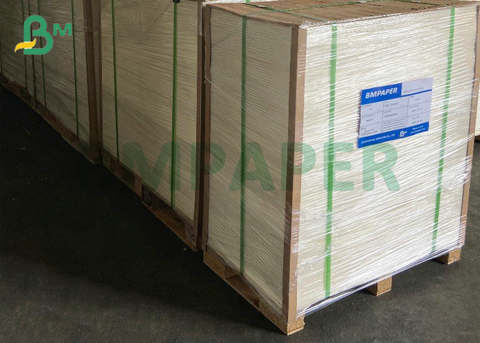 0.8mm 0.9mm Long Grain Bleached White Beermat Coaster Board 420 * 620mm