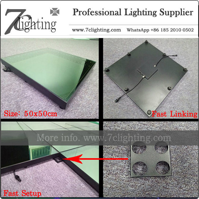 12FT X 12FT Size 3D LED Dance Floor Kit Event Lighting Packages