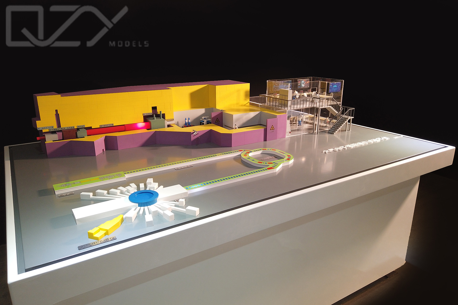 1/20 Scale Atmospheric Neutron Spectrometer Experiment Platform Model Industrial Scale Models