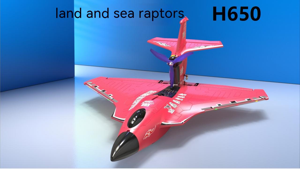 Outdoor H650 Fixed Wing Lightweight 3 In 1 Epp Foam Sea Land Air Long Range Radio Control Rc Aircraft Brushless Diy Fly Toy For Boys