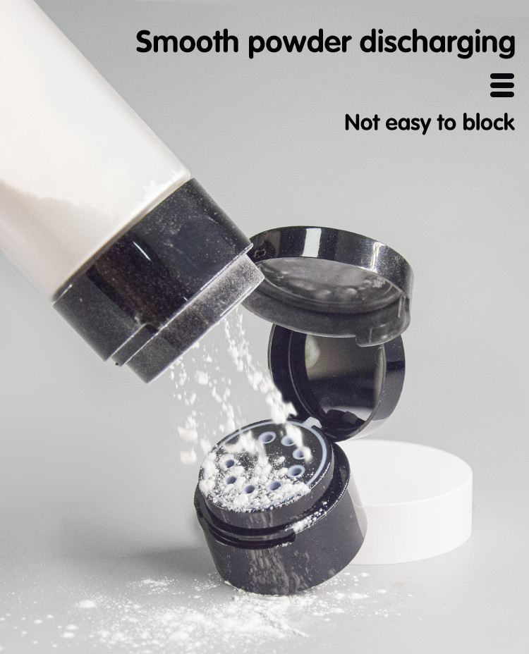 New Design 100g 150g PETG Powder Pouring Bottle Cosmetic Makeup Powder Exclusive Bottle
