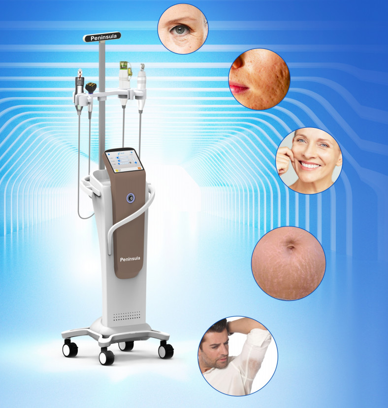 Rf Radio Frequency Skin Tightening Machine 80W High Effective For Face Lift