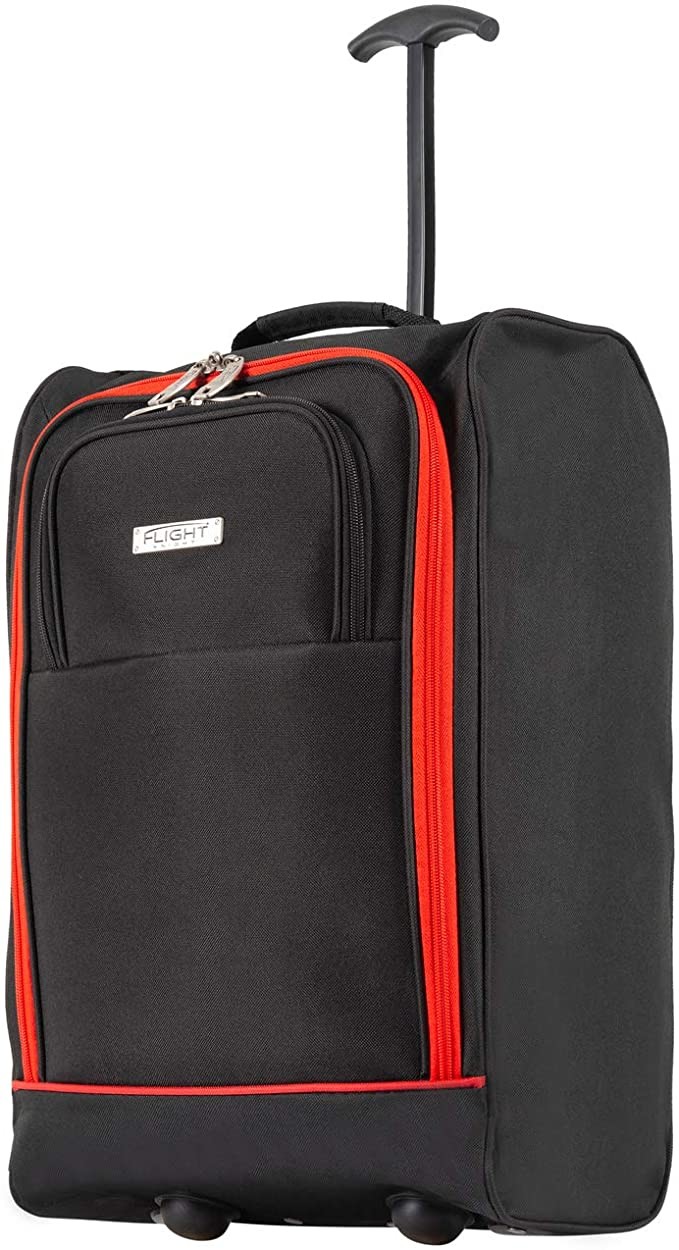 20L 210D Polyester Lining Soft Trolley Luggage 55x40x20cm