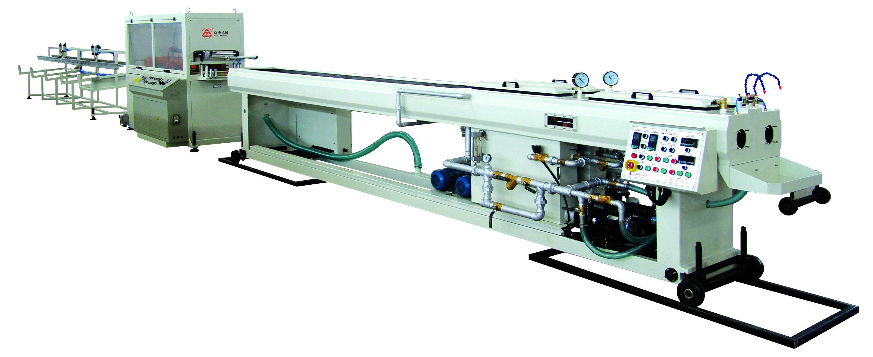 16-63 PVC Pipe Extrusion Line for Manufacturing Plant Motor Gearbox PLC Screw Included