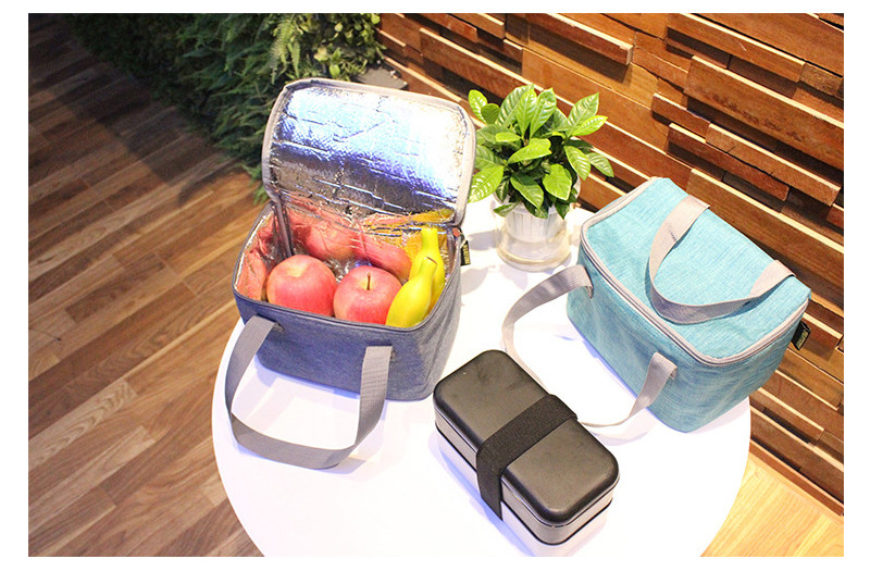 SGS Polyester L21.5cm Insulated Lunch Cooler Bags