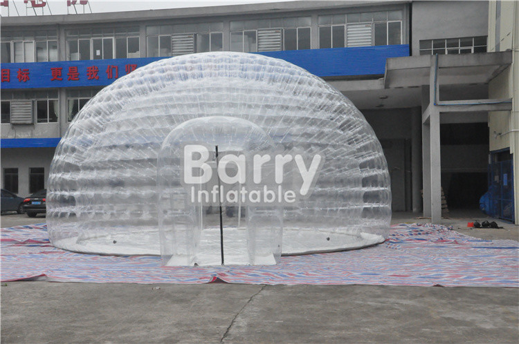 Transparent Inflatable Bubble Tent , Outdoor Camping Air Tent With PVC Tarpaulin