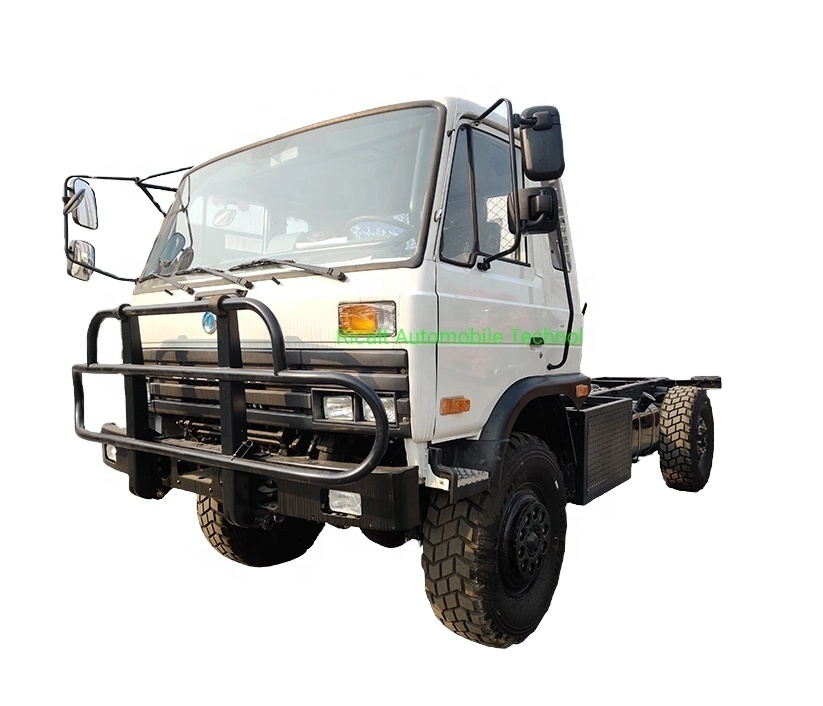 Versatile 6x6 Cargo Truck Chassis All Wheel Drive Half a Row Seat 1-10t Load Capacity