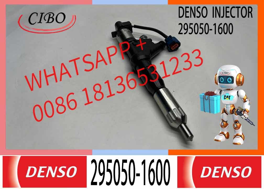 Common Rail Injector 295050-1600 295050-1890 095000-5220 095000-5221 Fuel Injector For HION E13C 700 Engine Part Injector
