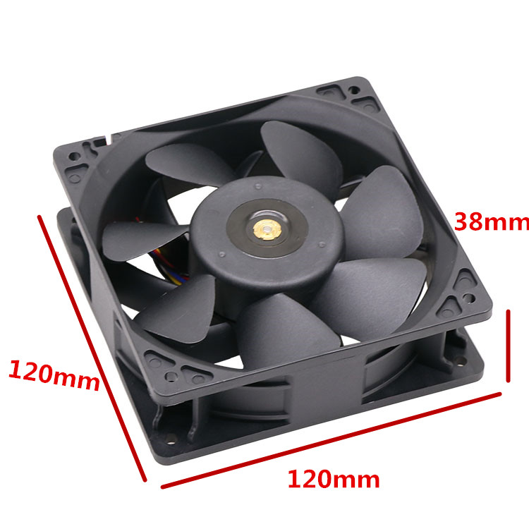 China 12v 12038 dc brushless industrial cooling fans