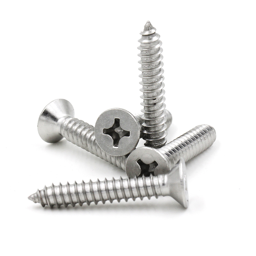 Customizable Countersunk Head Tapping Screw Phillips Stainless Self Tapping Screws