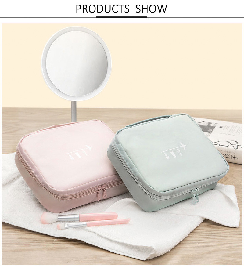Eco-Friendly Wholesale Custom Printed Pin Cosmetic Makeup Bag